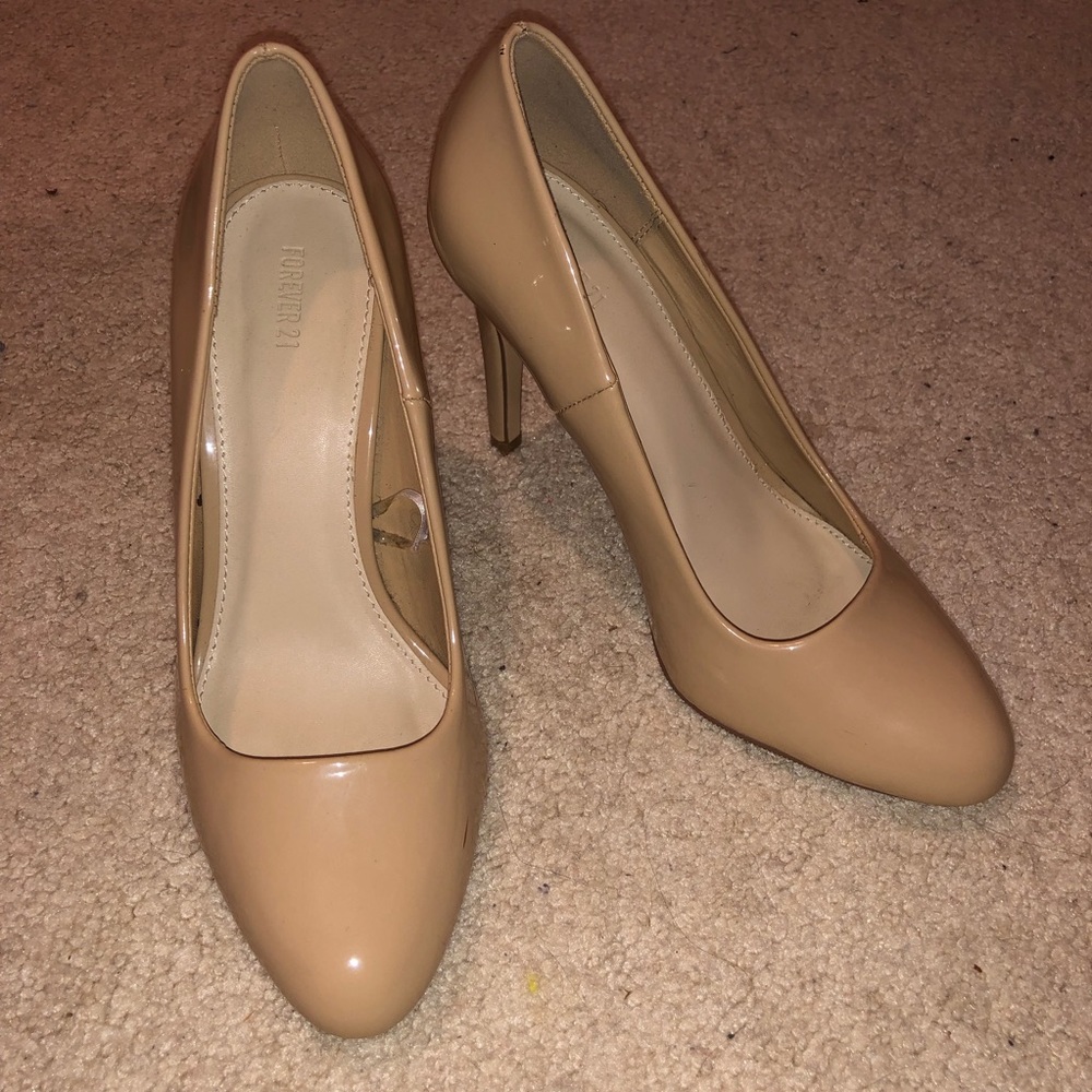 Tan Nude Forever 21 Pumps